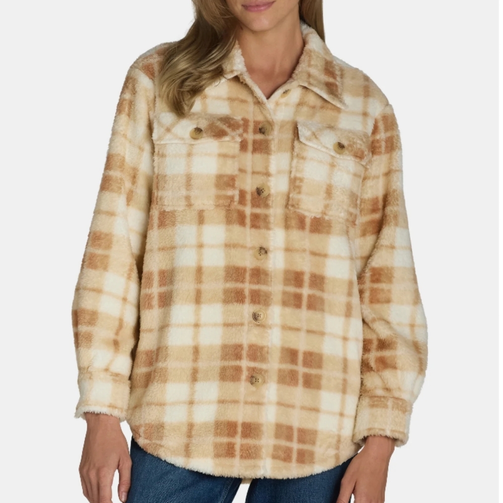 ✨🆕✨ Women's Faux Shearling Shacket